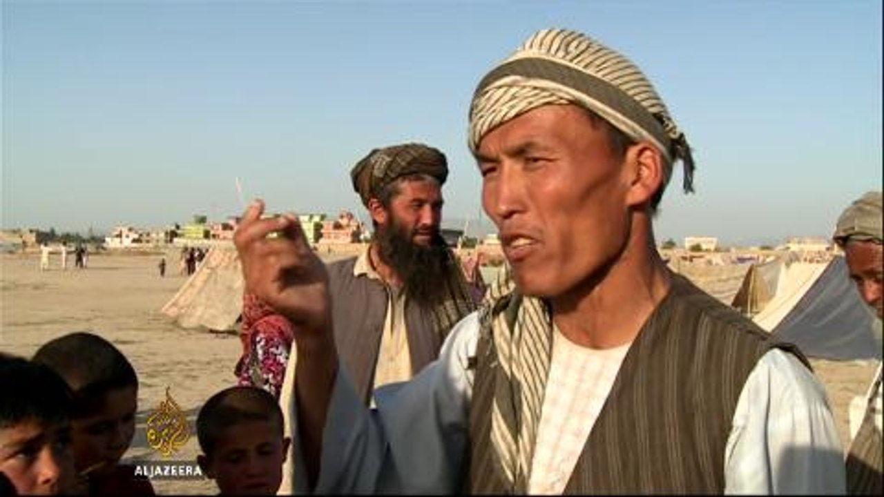 Displaced Afghans angered by lack of government support