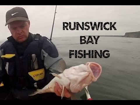 Kayak Fishing - Runswick Bay UK in an Ocean Kayak Fishing Kayak - GoPro