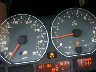 BMW M3 E46 0-200 km/h