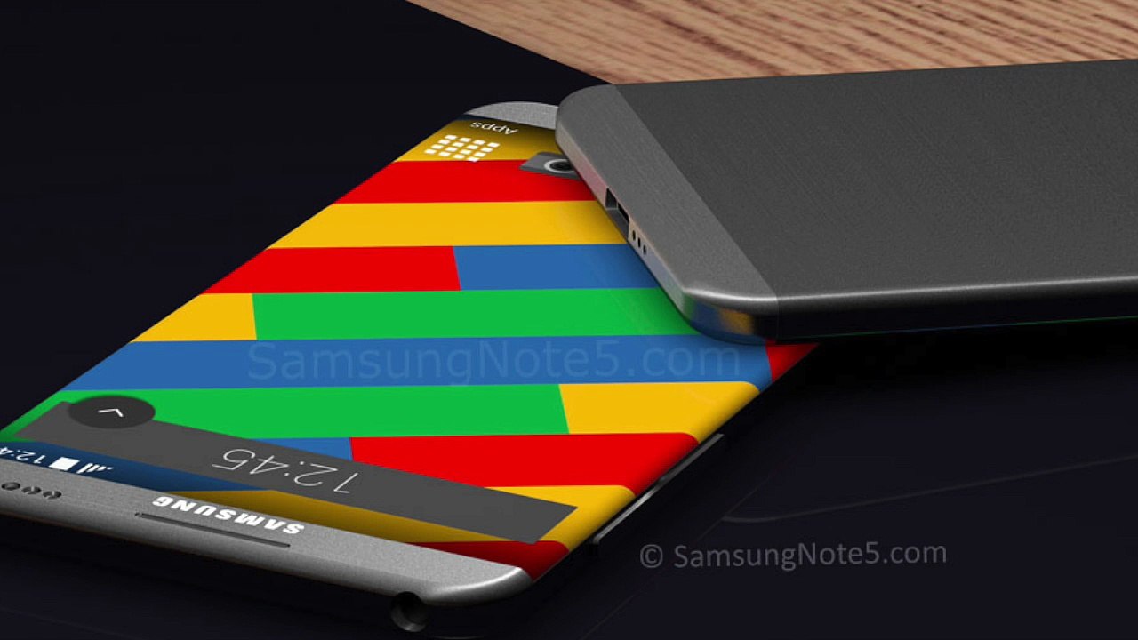 Samsung Galaxy Note 5 : concept avec écran 4K