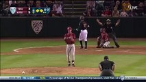Baseball: le frappeur attrape la balle !