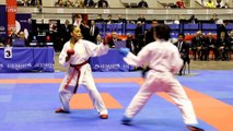 Finale -61kg : L.Ignace / L.Heurtault - Championnats de France Karaté 2015