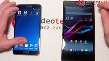 Samsung Galaxy Note 3 or Sony Xperia Z Ultra   videotesty pl