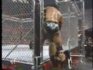 The Rock vs. Triple H (Steel Cage Match)