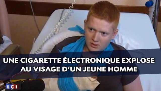 Une cigarette électronique explose au visage d'un jeune homme