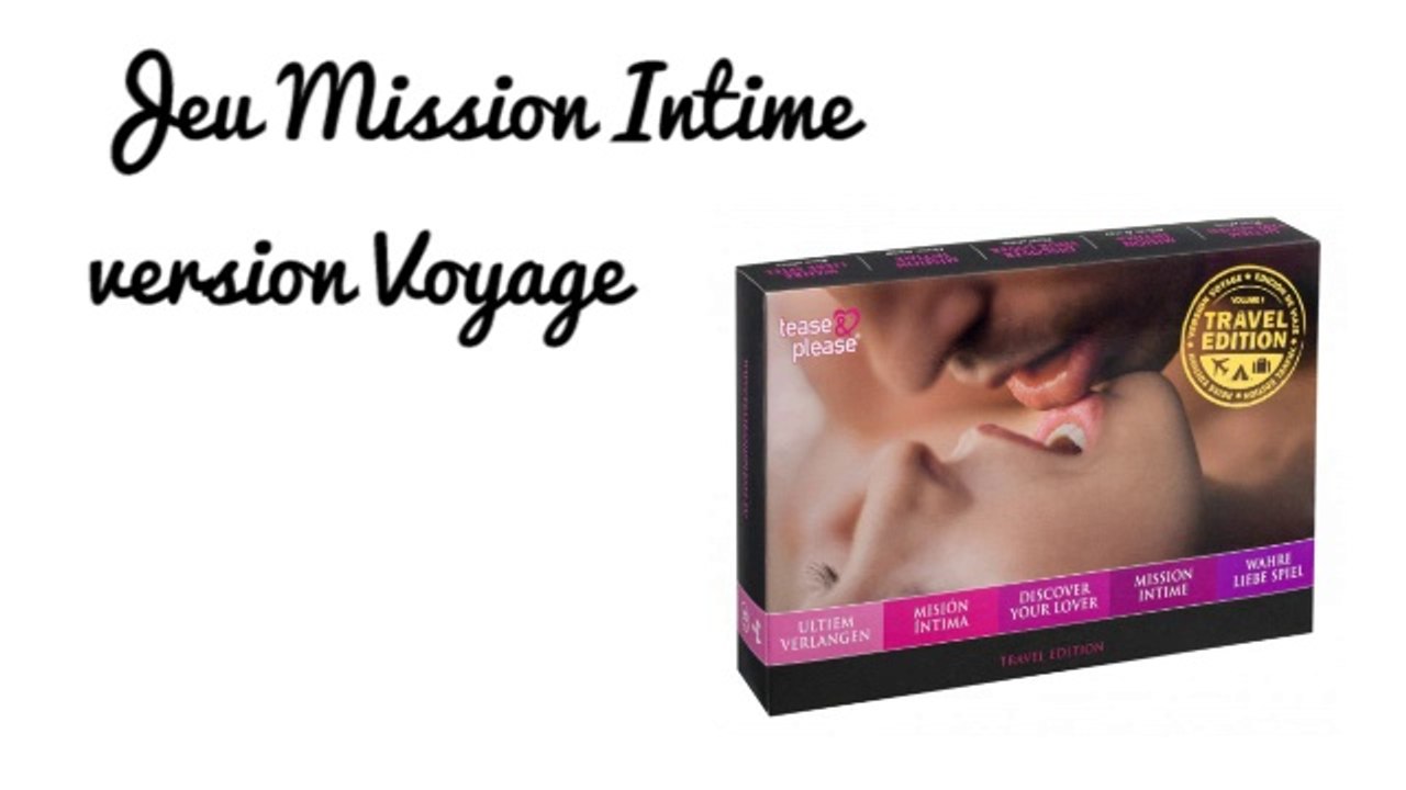 Jeu Mission Intime version Voyage