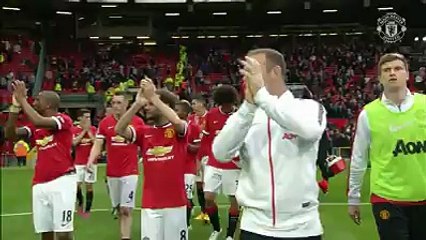 Watch the players’ lap of honour after the full-time whistle, as they thank the fans for their support during 2014/15…