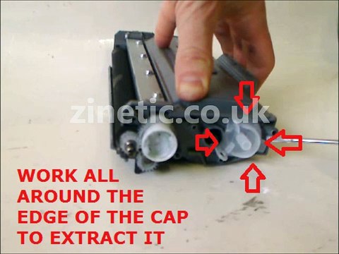 How to refill your Brother TN2320 TN2310 Toner cartridge