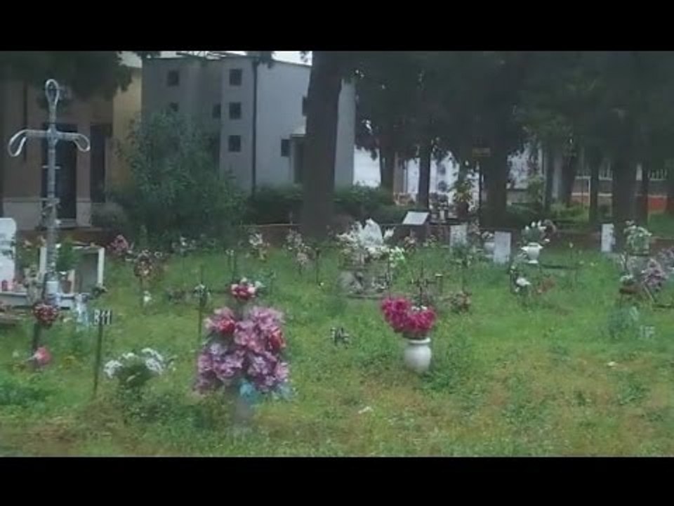 Aversa (CE) - Il cimitero in preda alle erbacce (17.05.15)
