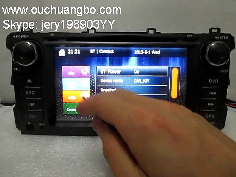 Ouchuangbo audio DVD GPS BYD G3 operating system