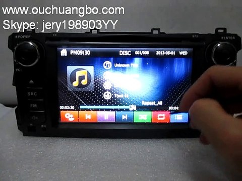 Ouchuangbo car multimedia radio stereo BYD G3 DVD disc