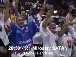 Slovensko - Rusko 4:3 (Finále MS v hokeji 2002)