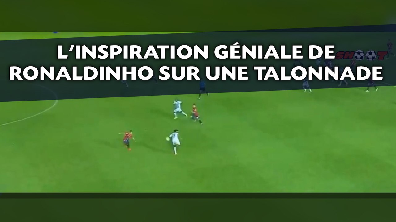 L'inspiration géniale de Ronaldinho sur une tal...