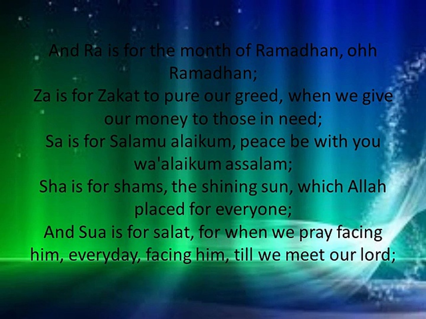 Islamic Hamd English