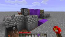 Minecraft How To Make A Double Lever Piston Door Video Dailymotion