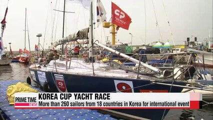 Sailors from around the world gather for Korea Cup yacht race
