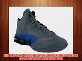 Nike Men's NIKE SHOX AIR HYPERBALLER BASKETBALL SHOES 8.5 (COOL GREY/BLACK/TREASURE BLUE)