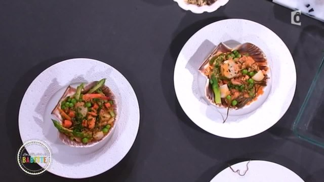 Recette des coquilles Saint-Jacques aux haricots de la mer