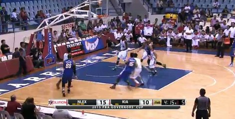 Kwame Alexander's No-Look Shot | NLEX vs KIA | Govenor's Cup May 18,2015