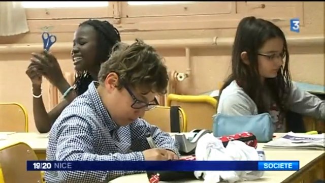 GENTES Marie-Hélène Reportage JT FR3 Les CM2 de l'école Rothschild se mobilisent autour de leur film BRISONS LA LOI DU S