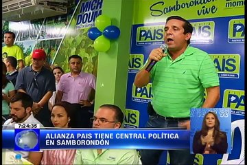 Alianza País tiene central política en Samborondón