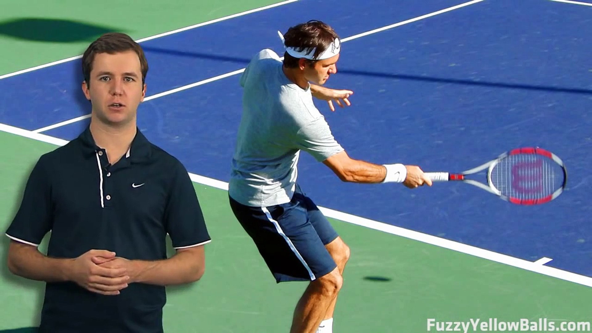 Roger Federer's Forehand Grip - video Dailymotion