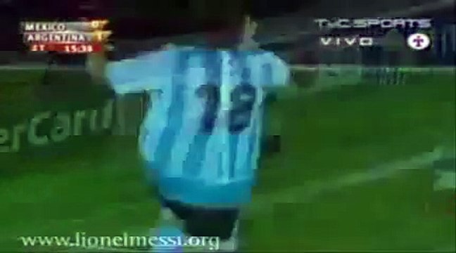 Gol de Lionel Messi a México (Copa América 2007)