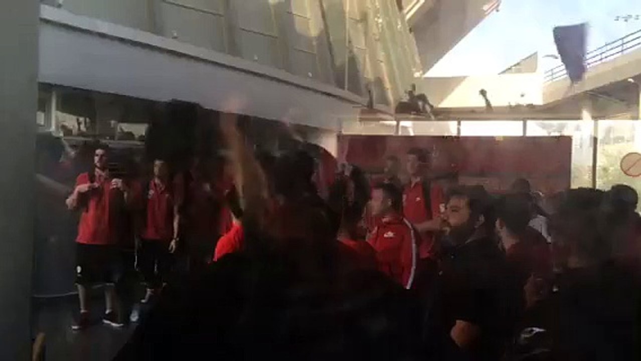 Άφιξη Ολυμπιακού από την Μαδρίτη (5)