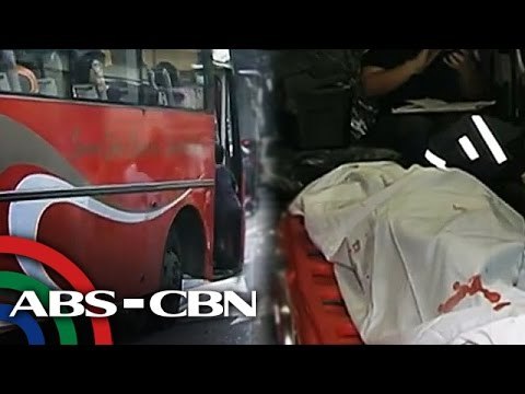 Estudyante nasagasaan ng bus na sinakyan, patay