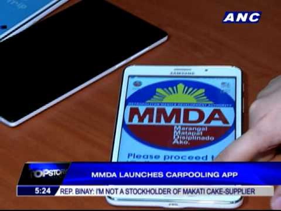 Carpooling app allows MMDA to record trips