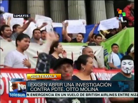 Crisis política en Guatemala ante casos de corrupción