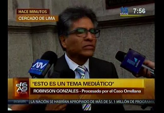 Robinson Gonzales: No he tenido ningún vínculo a red Orellana