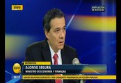 Ministro Segura: 'Ya hay razones para estar tranquilos sobre aceleración de la economía'
