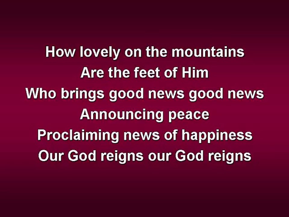 Our God Reigns (worship video w lyrics) Vidéo Dailymotion