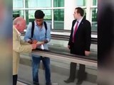 Leo Messi refused to give an old man an autograph - YouTube