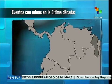 Colombia: 31 departamentos registran eventos con minas antipersona