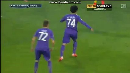 Mohamed Salah fantastic shot | Fiorentina vs Parma 18.05.2015