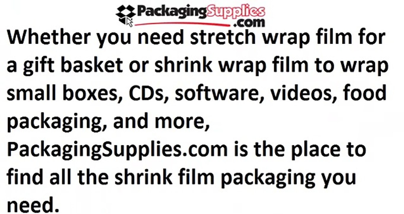 High Quality Shrink Wrap Packaging video Dailymotion