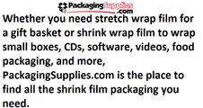 High Quality Shrink Wrap Packaging