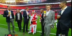 Jack Wilshere dedicates the FA Cup win to the Arsenal fans