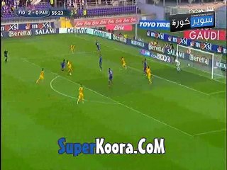 هدف محمد صلاح فى شباك بارما