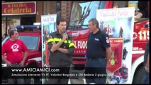 Incidente automobilistico: simulazione VVFF Volontari Borgotaro e CRI Bedonia (Parma)