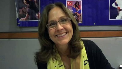 Erin Gray cuts an ad for the Sidewalk Film Festival 2010