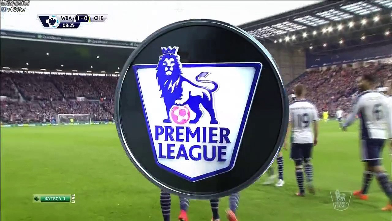 S.Berahino goal (WBA 1-0 CHE) HD