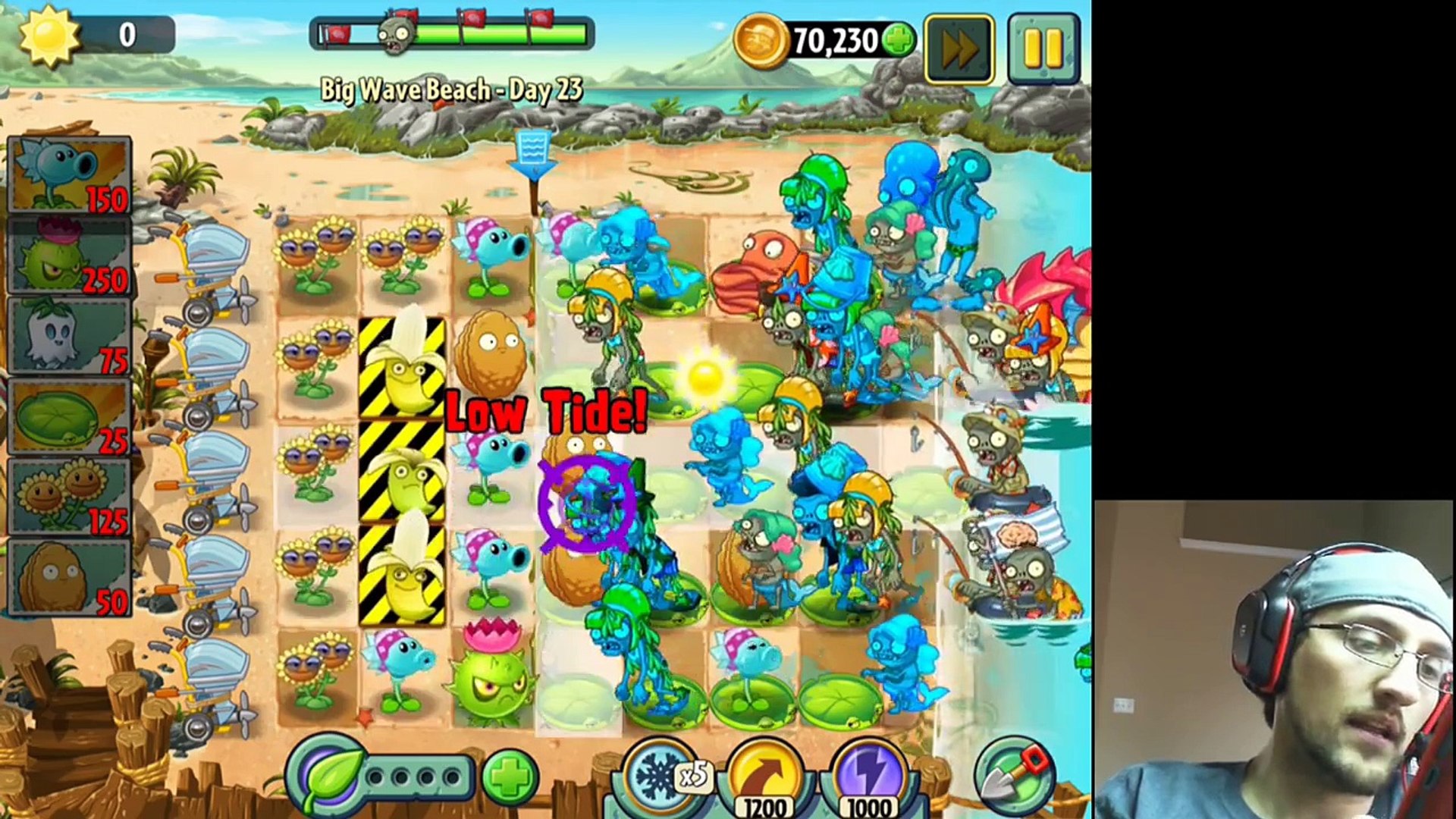 Plants vs Zombies 2 PC - Snow Pea and Repeater vs Gargantuar/ PvZ Gameplay  - video Dailymotion