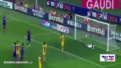 محمد صلاح يسجل الهدف العاشر مع الفيولا في شباك بارما