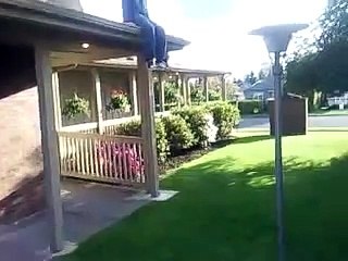 FAT KID JUMPS OFF ROOF