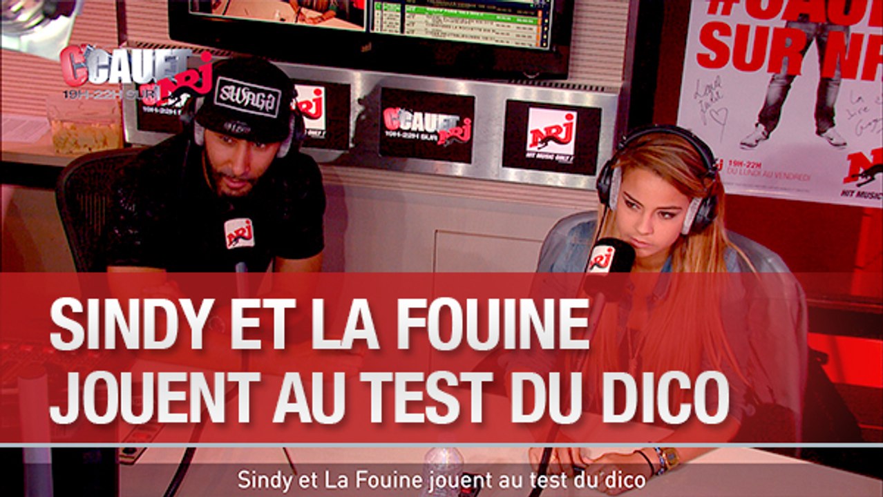 Sindy et La Fouine jouent au test du dico - C'Cauet sur Nrj