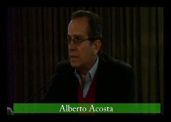 Conferencia de Alberto Acosta