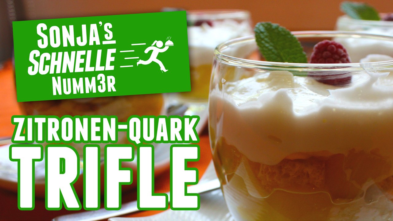 Zitronenquark-Trifle - Rezept (Sonja's Schnelle Nummer #55)